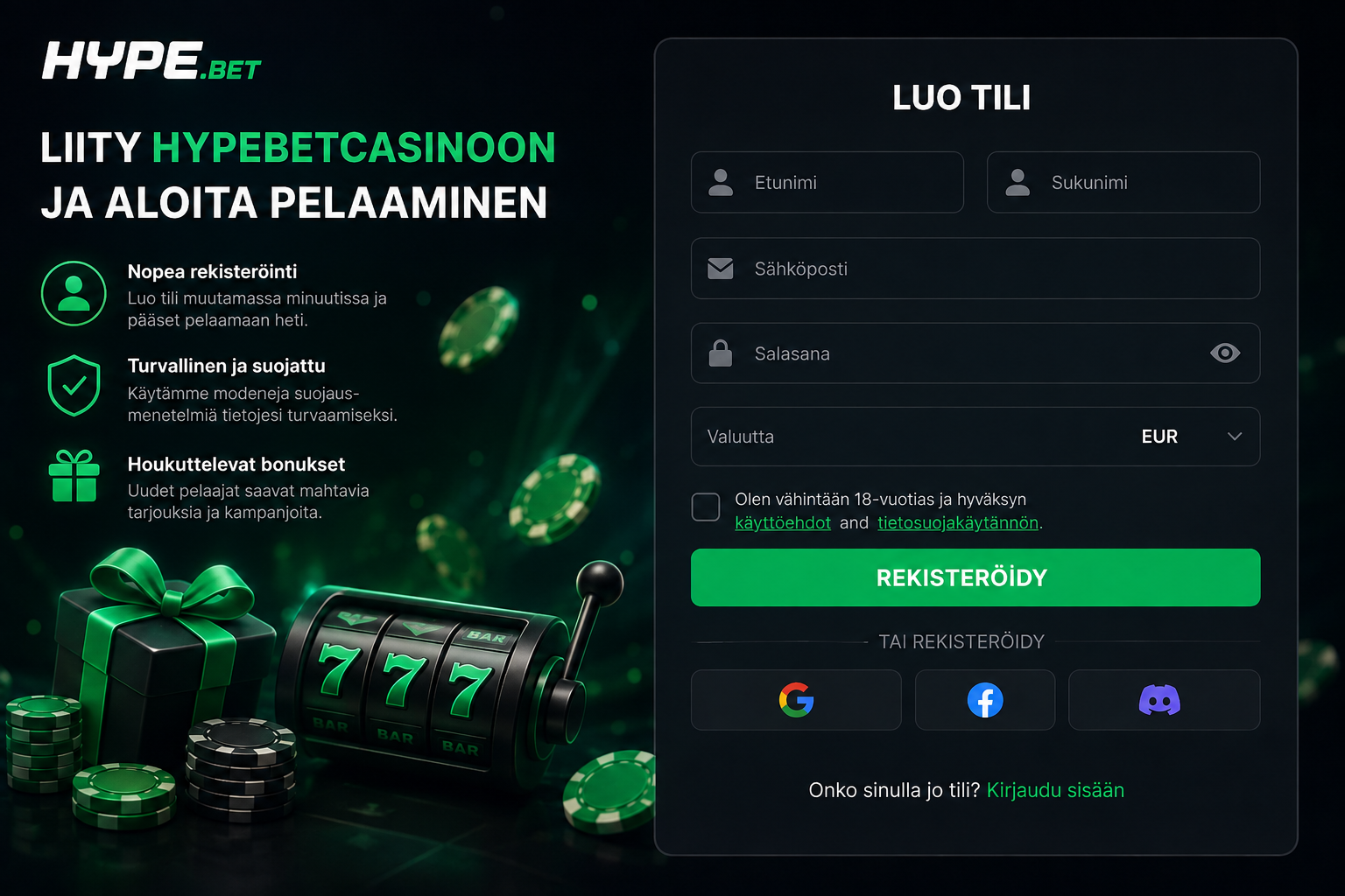 Kasinopelit